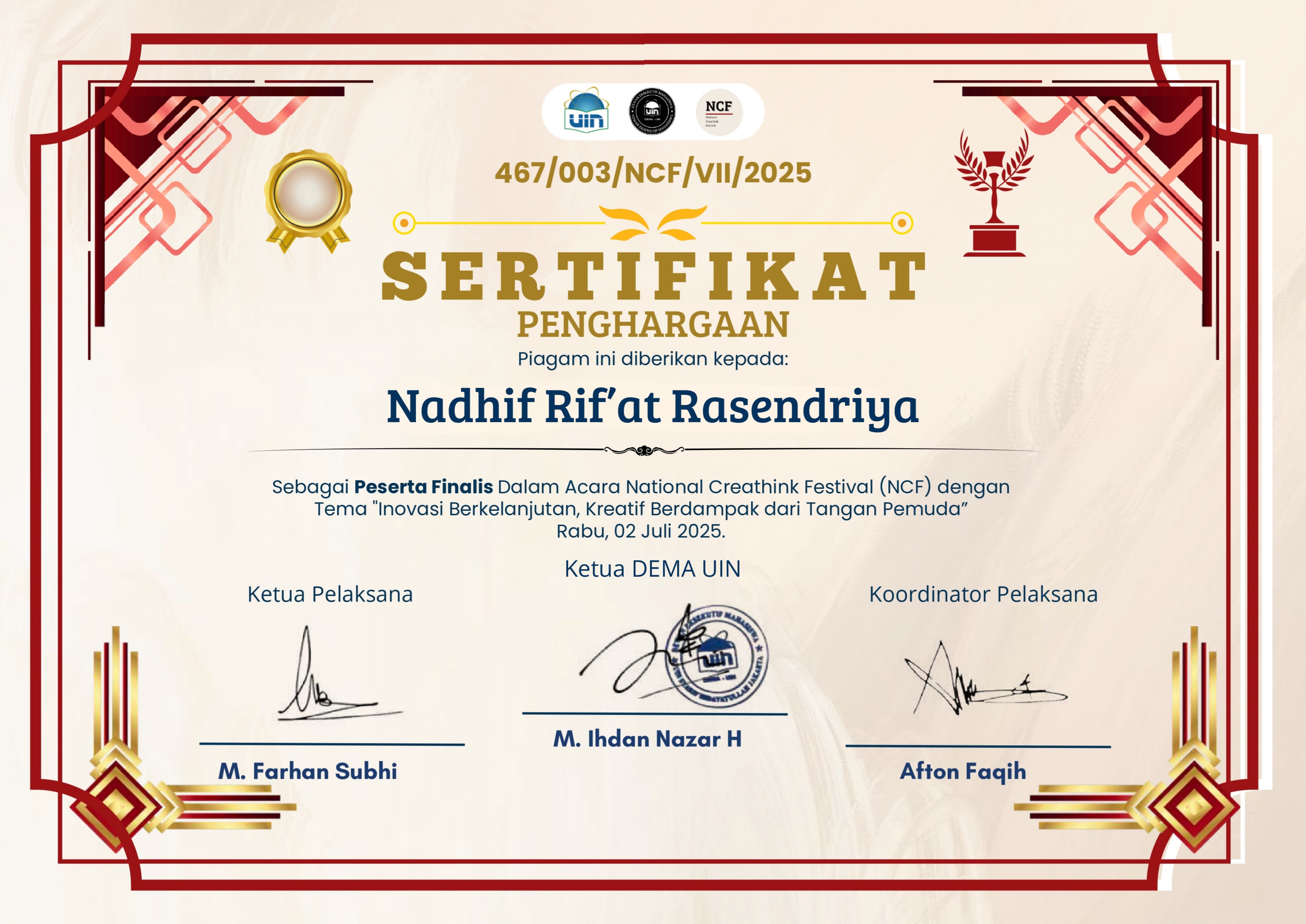 Finalist Creathink Fest