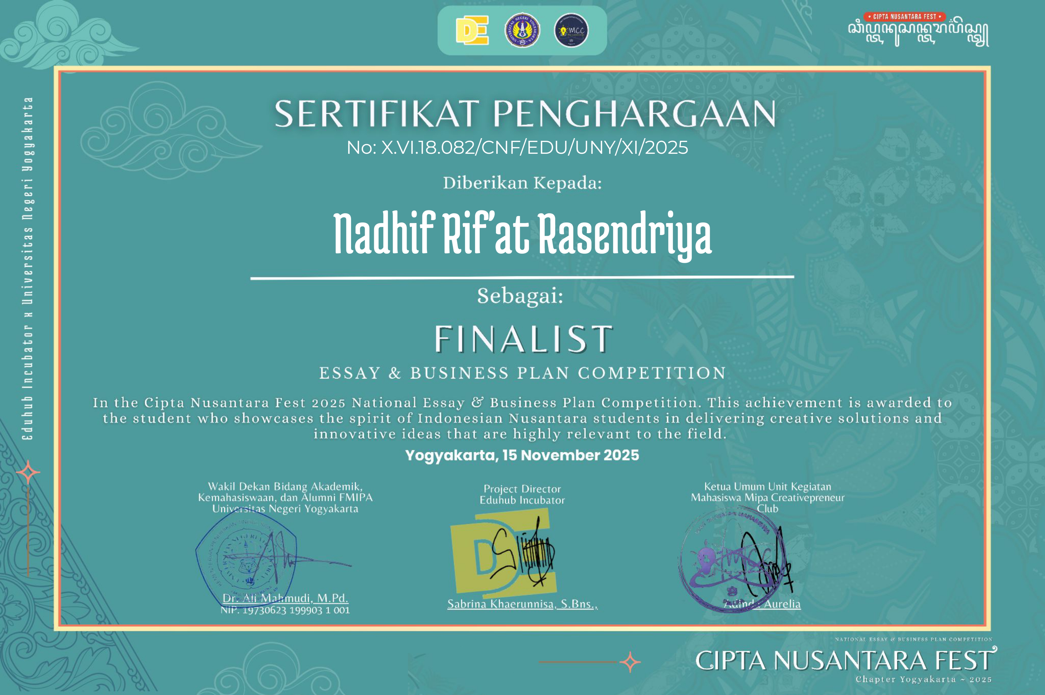 Finalist Cipta Nusantara