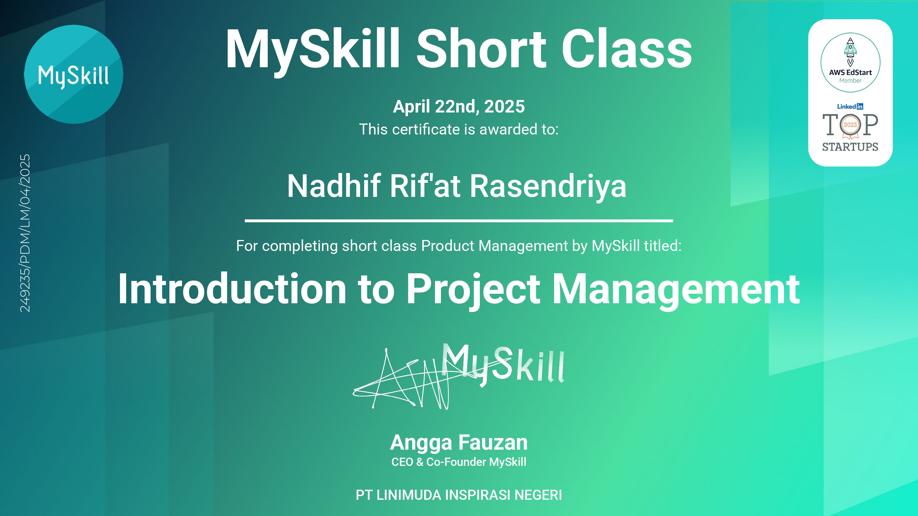 Introduction to Project Management