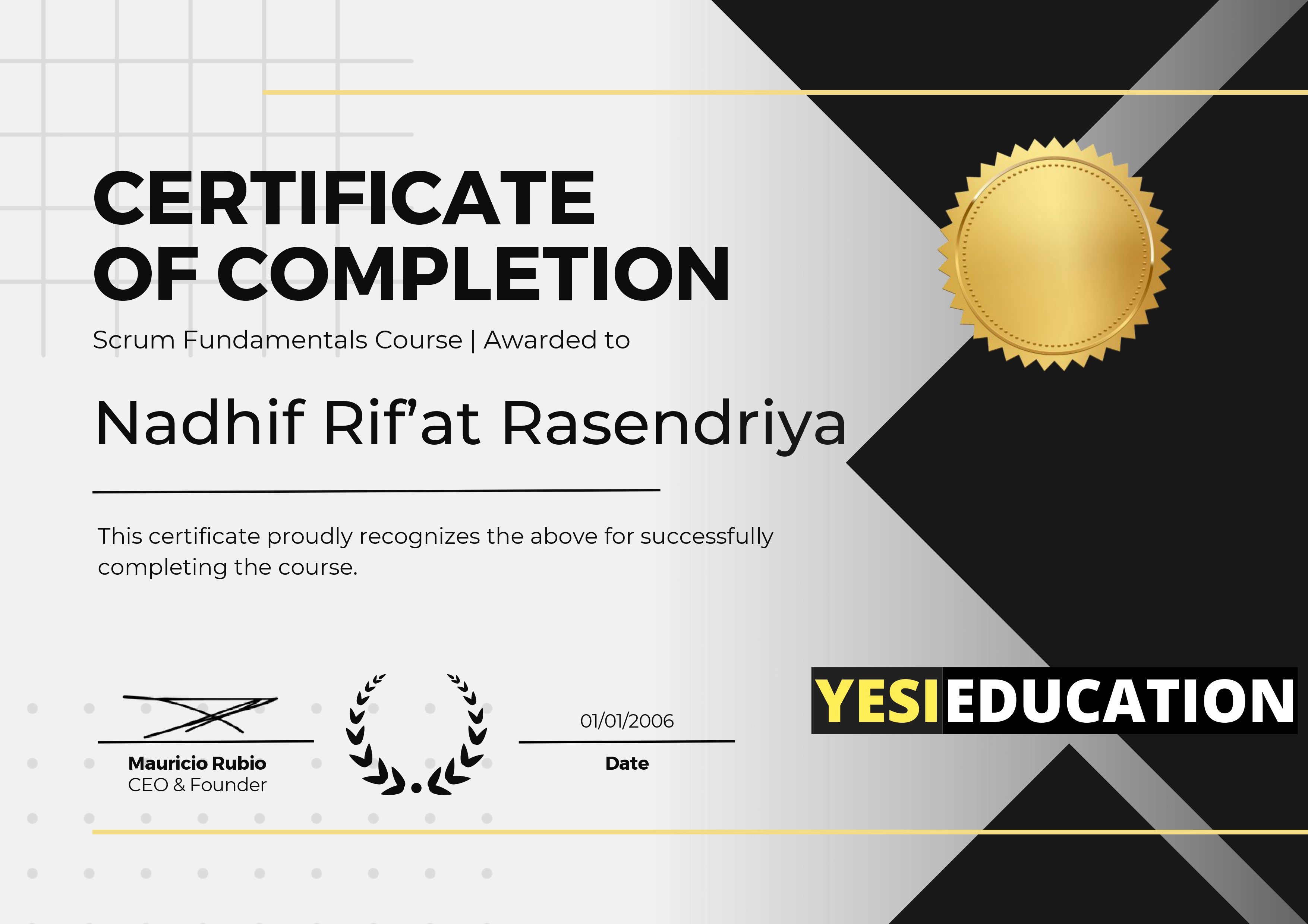 Scrum Fundamental Course