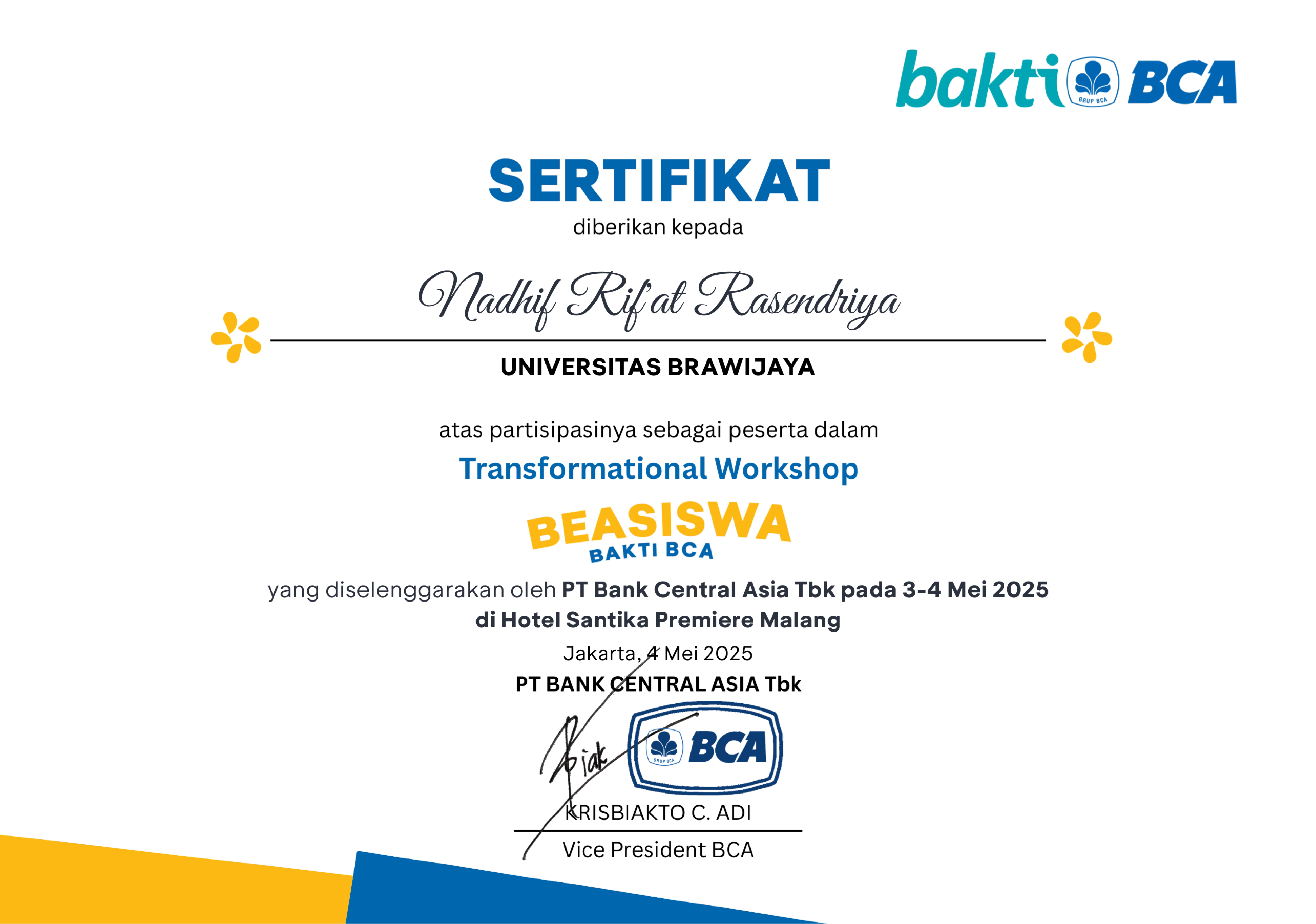 BCA Transformational